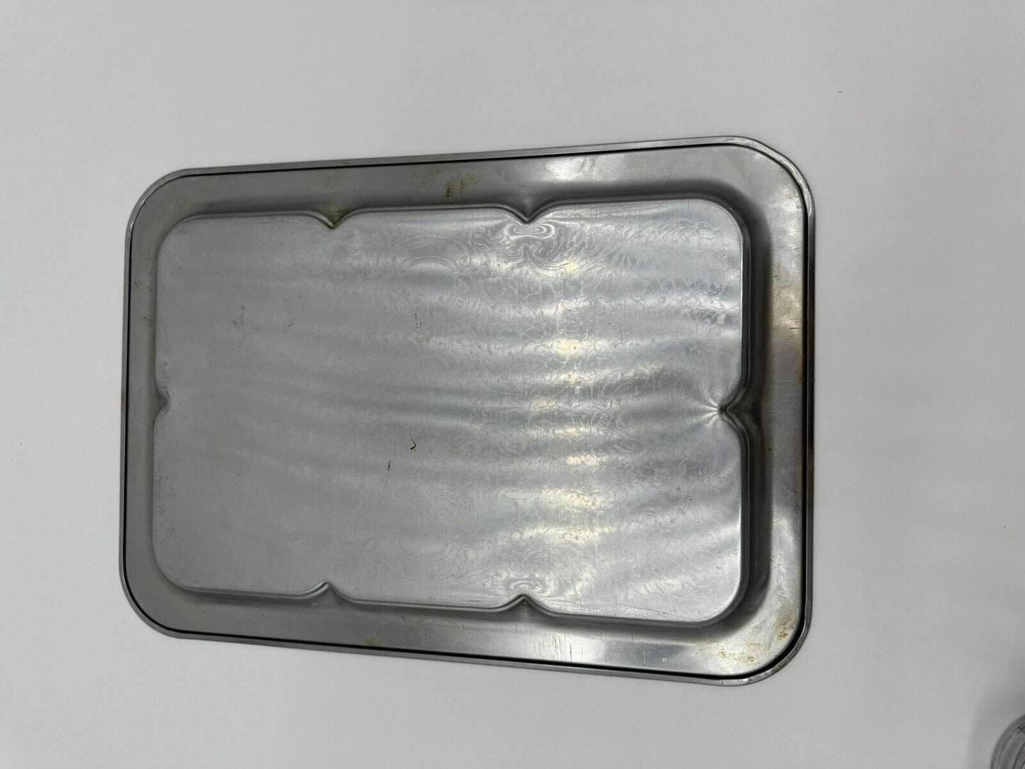 Vtg Danny Wilson Original Chrome Teapot, Creamer, Covered Sugar & Serving Tray