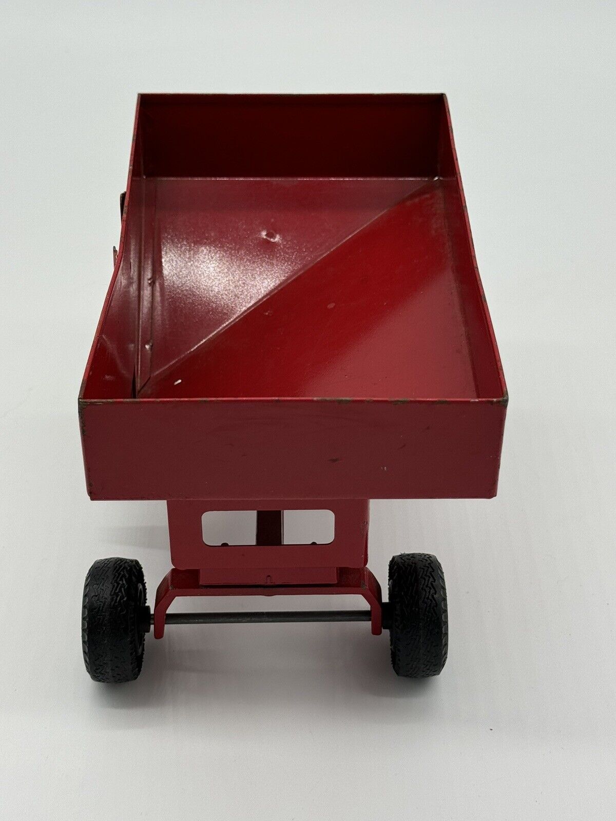 Vintage Ertl 1960's 1968 Red Gravity Feed Wagon 1/16 Excellent Shape 005