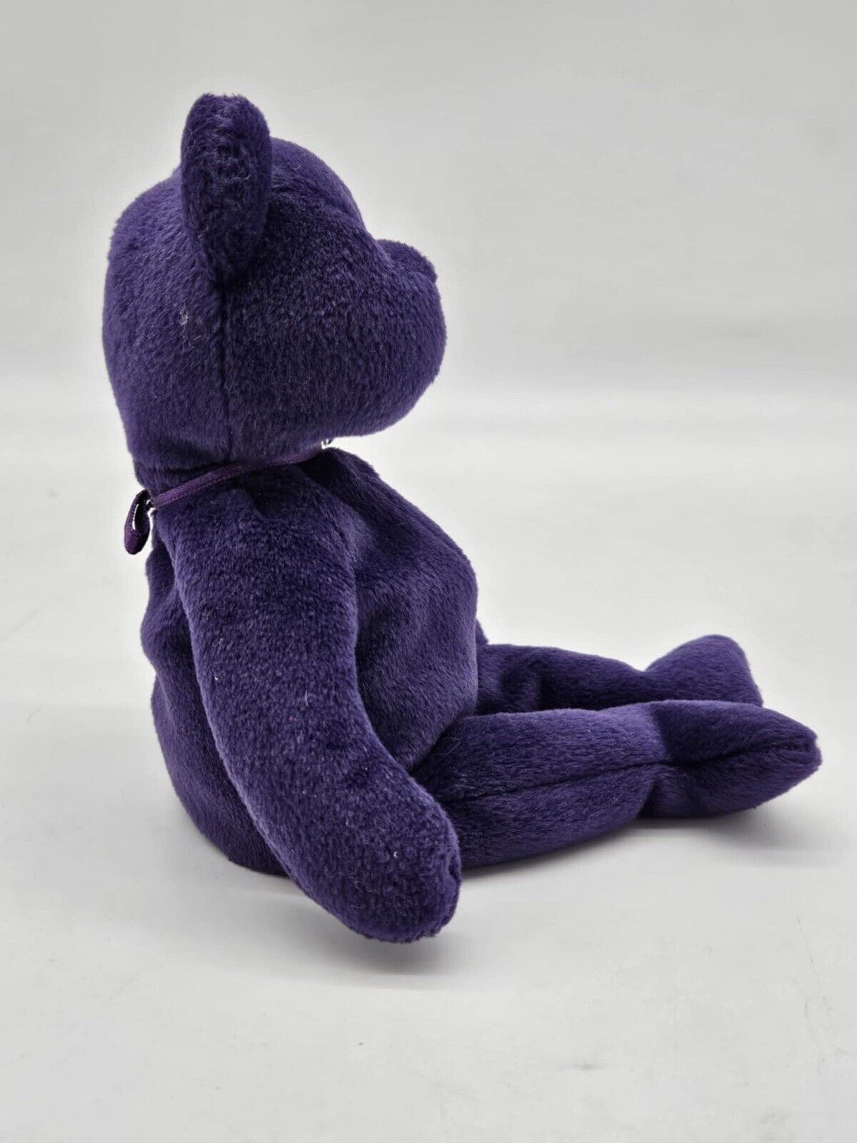 Vintage Collectible Ty Beanie Baby Princess Diana Purple Bear