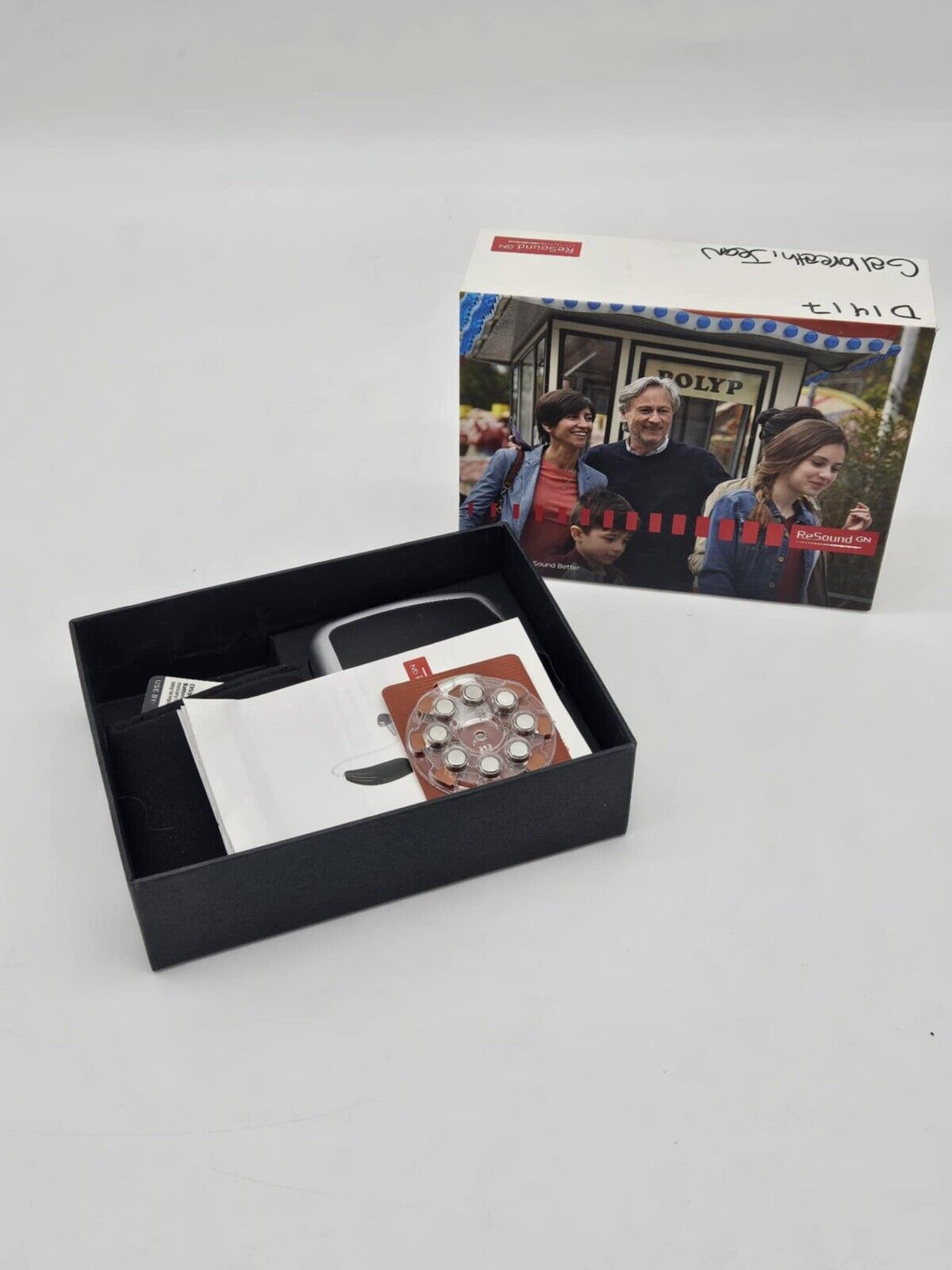 Genuine Resound GN Receiver-In-Ear Hearing Aids A/S ~ Lautrupbjerg 7 w/ Case