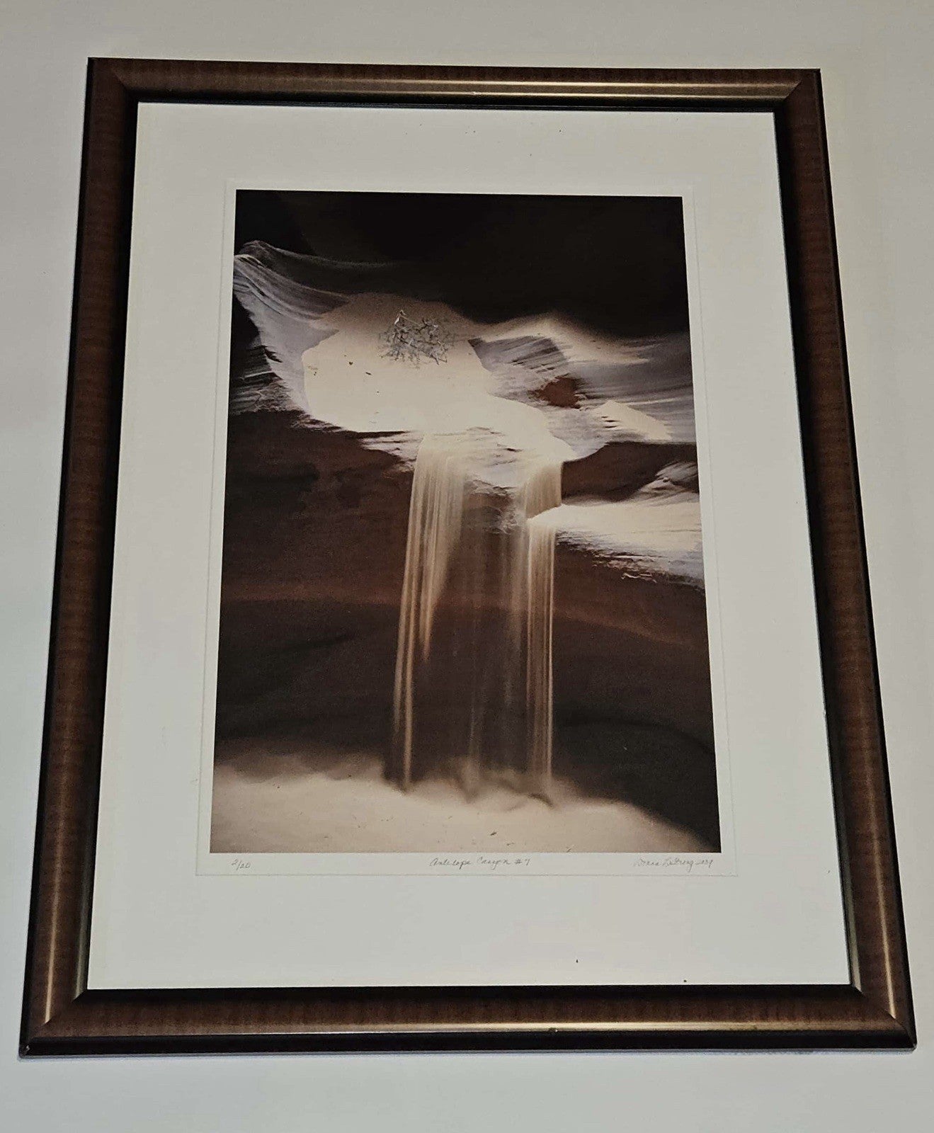 Donna Strong Antelope Canyon #7 Signed 2/20 Framed