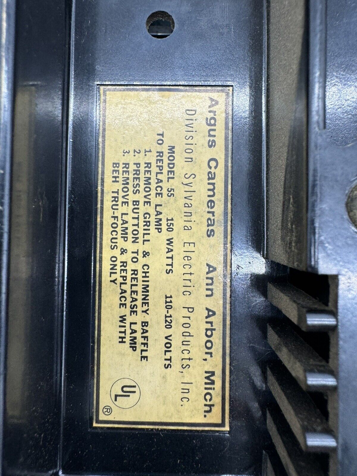 Argus Special 55 Automatic Color Slide Projector  35mm and 127 FNF