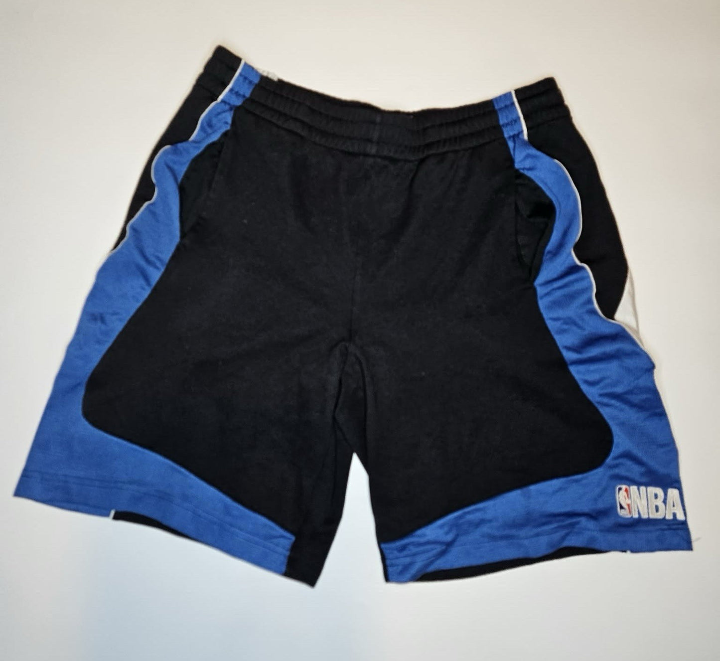 NBA Athletic Shorts Black Blue Colorblock Mesh Men’s Size M