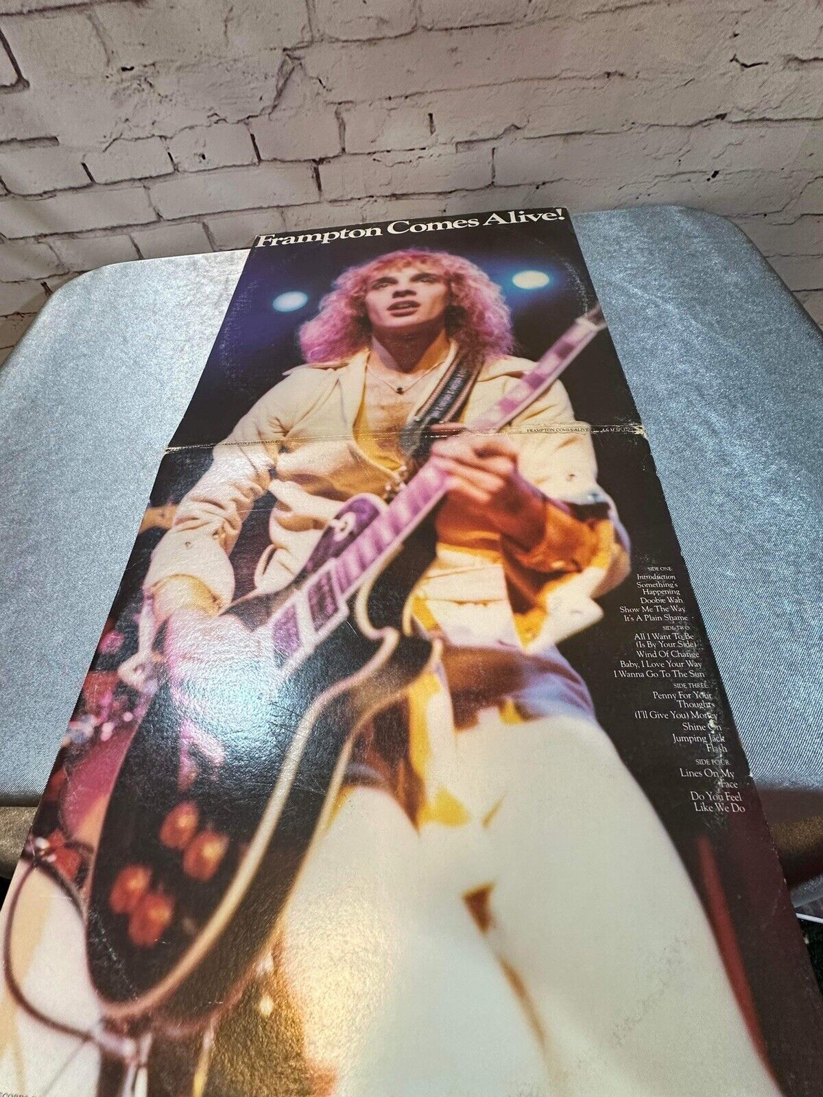 PETER FRAMPTON- COMES ALIVE Vinyl SP-3703 DOUBLE VINYL LP GATEFOLD
