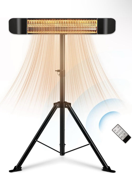 Infrared Electric Patio Heater Indoor/Outdoor Portable Wall/Garage Heater