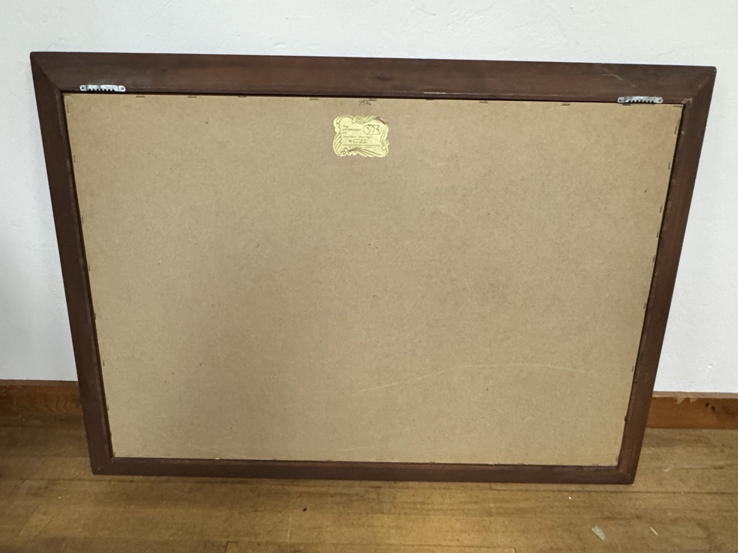 Framed Slater Painting “Forest in the Mist” SIGNED