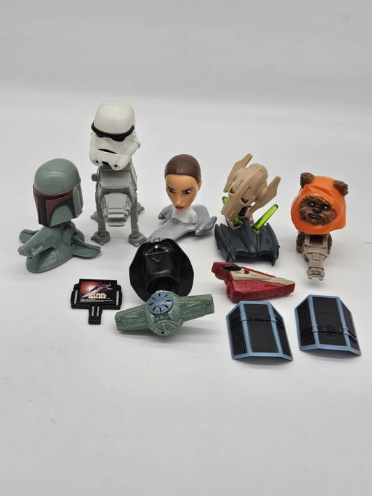 Star Wars Bobblehead - McDonalds Happy Meal Collection - Lot of 6 w/ Extras
