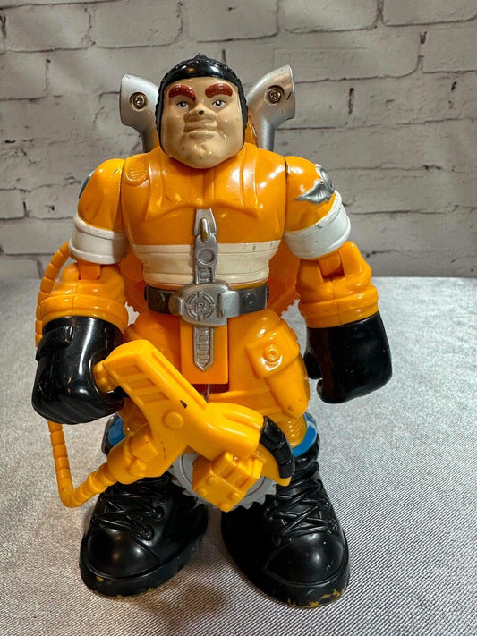 Vintage 1999 Fisher-Price Mattel Rescue Heroes Fireman Action Figure VTY