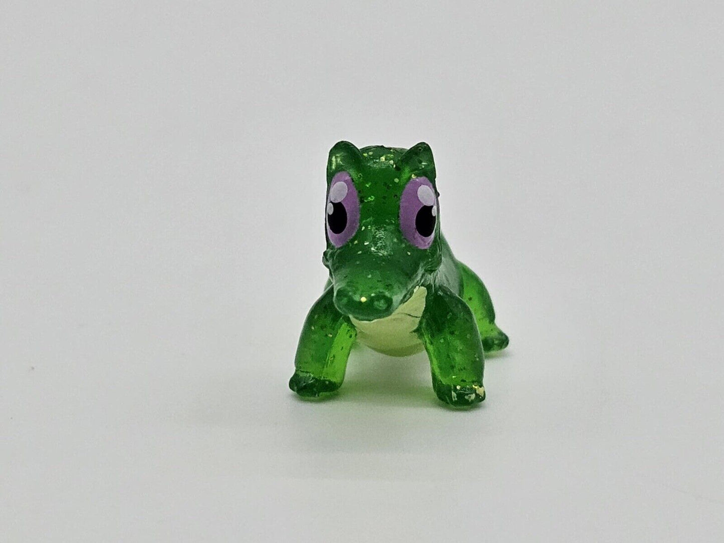 My Little Pony Pinkie Pie Seapony GLITTER Pet Figure Crocodile Alligator