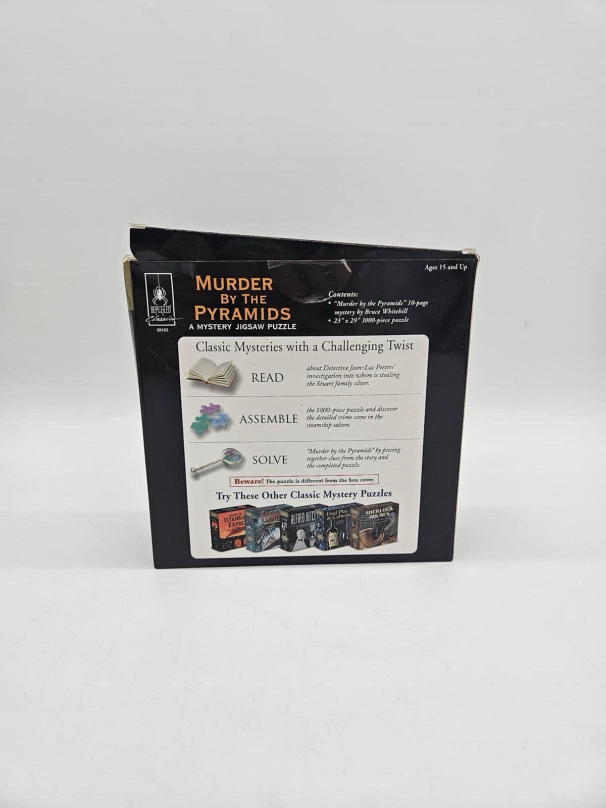 Jigsaw Puzzle 1000Pieces 23"x29" Murder Mystery- Murder on the Ni ~ NEW