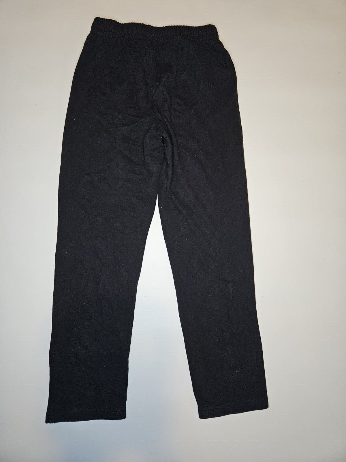 Men’s Black Fleece Jogger Sweatpants Drawstring Sz L
