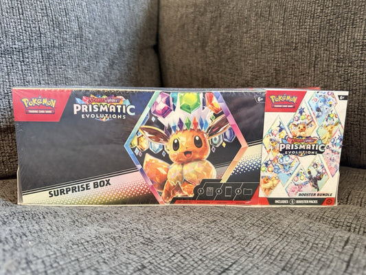 *SEALED* Sam’s Club Pokémon Prismatic Evolutions Booster bundle + Surprise Box