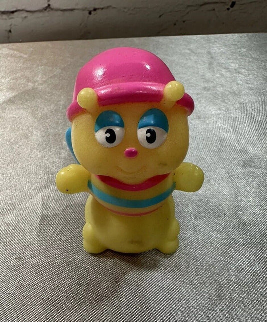 Vintage GLO WORM BUG Friends Finger Puppet 1985 Hasbro Glow In The Dark VTY