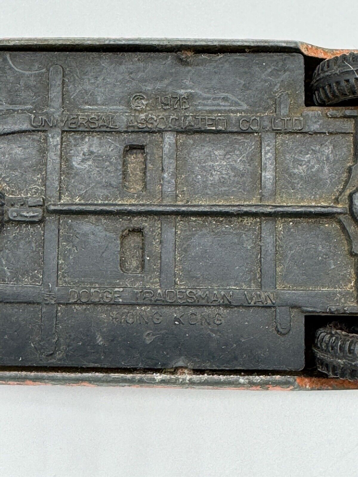 Vintage Playart 1980s Chevrolet Custom G-Series Van Black 1:64 Scale