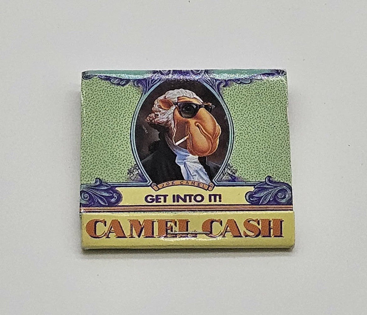 Vintage 1993 Joe Camel Cigarettes Cash Promo Calculator Advertising Matchbook