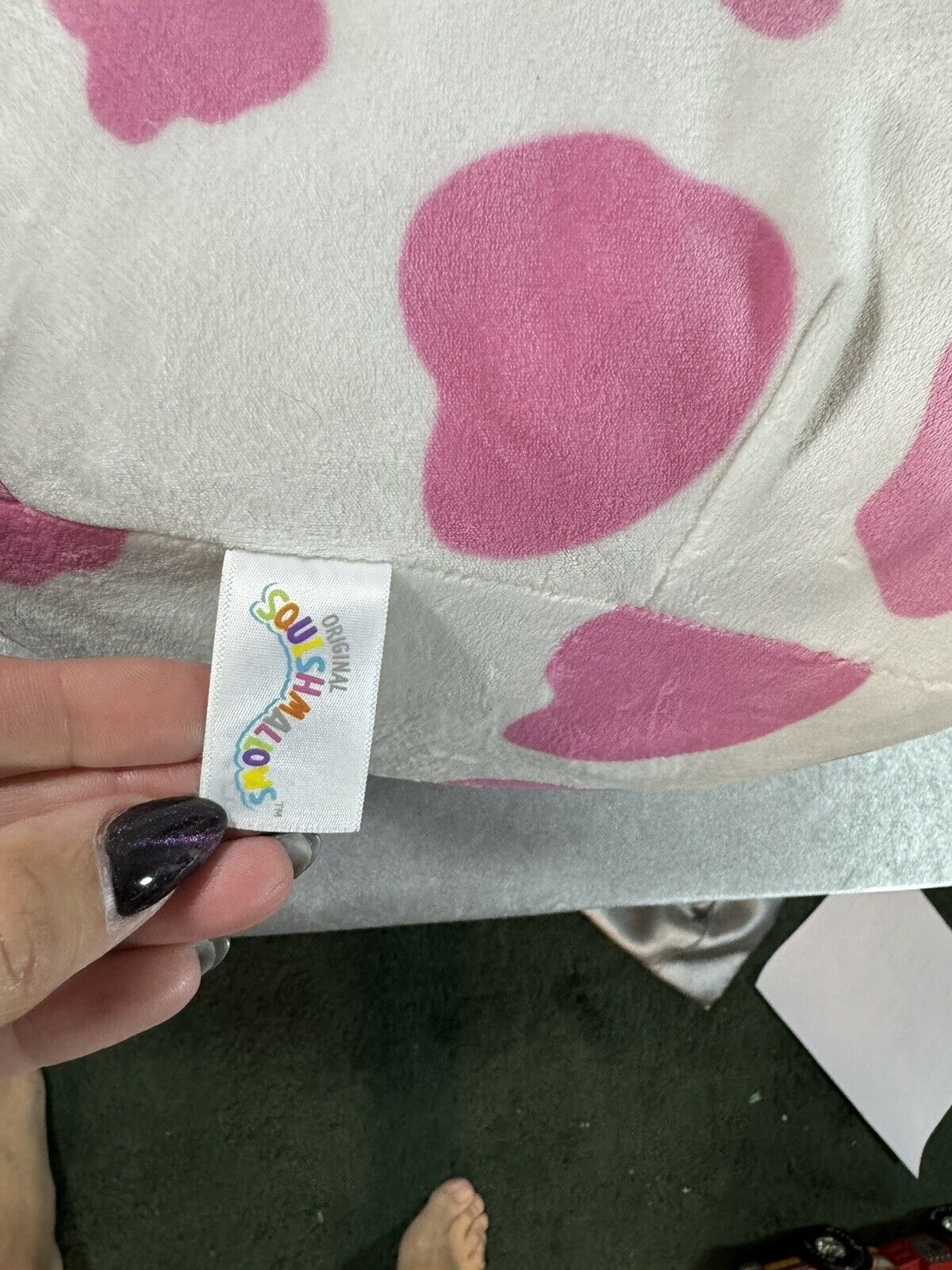 Squishmallows JUMBO AMELIE STRAWBERRY MILK 24" RARE Plush Toy