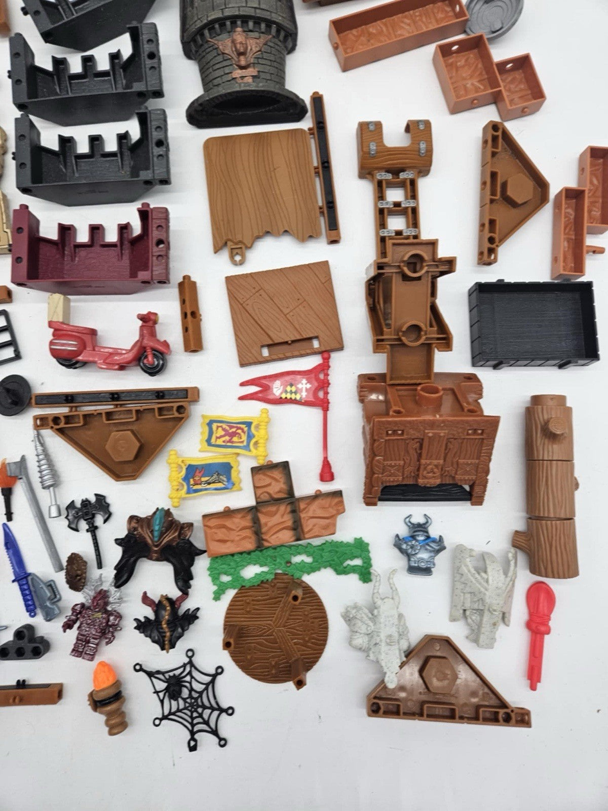 Large FISHER PRICE MATTEL IMAGINEXT Medieval Castle Lot