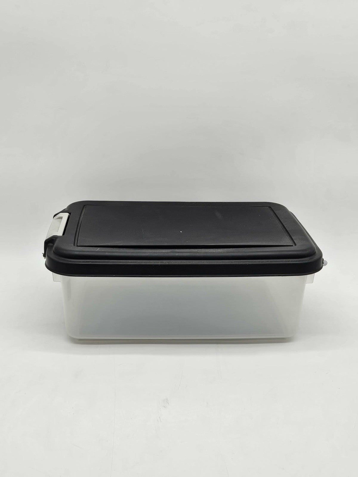 Rolling Storage Bin w/ Locking Lid, Measuring Scoop & Casters