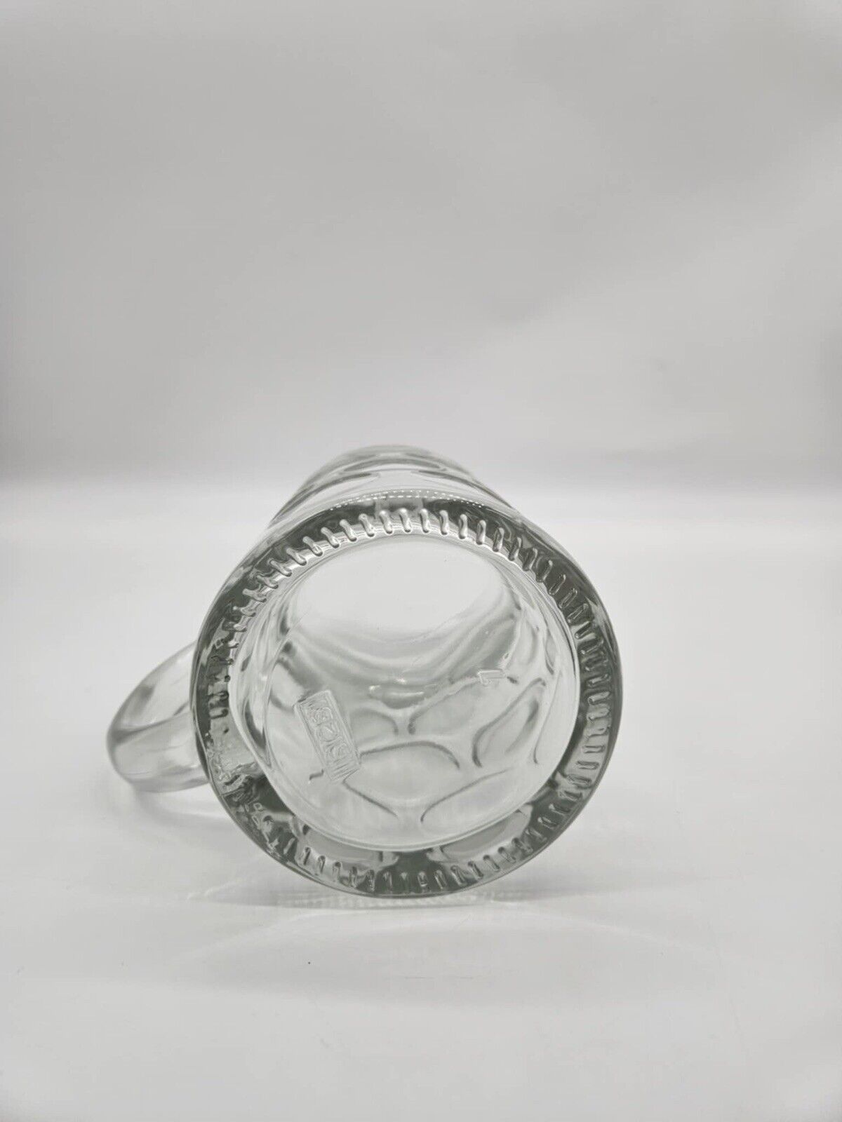 Paulaner Munchen 1 L Beer Glass, Heavy Dimpled Rastal Tankard, German Beer Mug