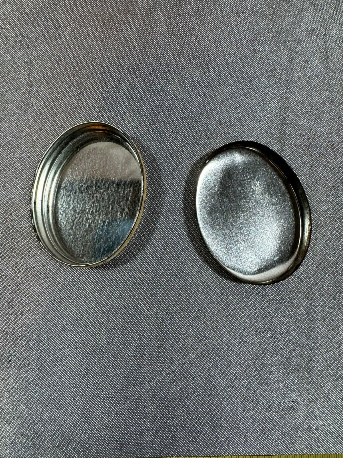 Vintage Antique Gilchrist & Soames of London Honeysuckle Tin Jar  005