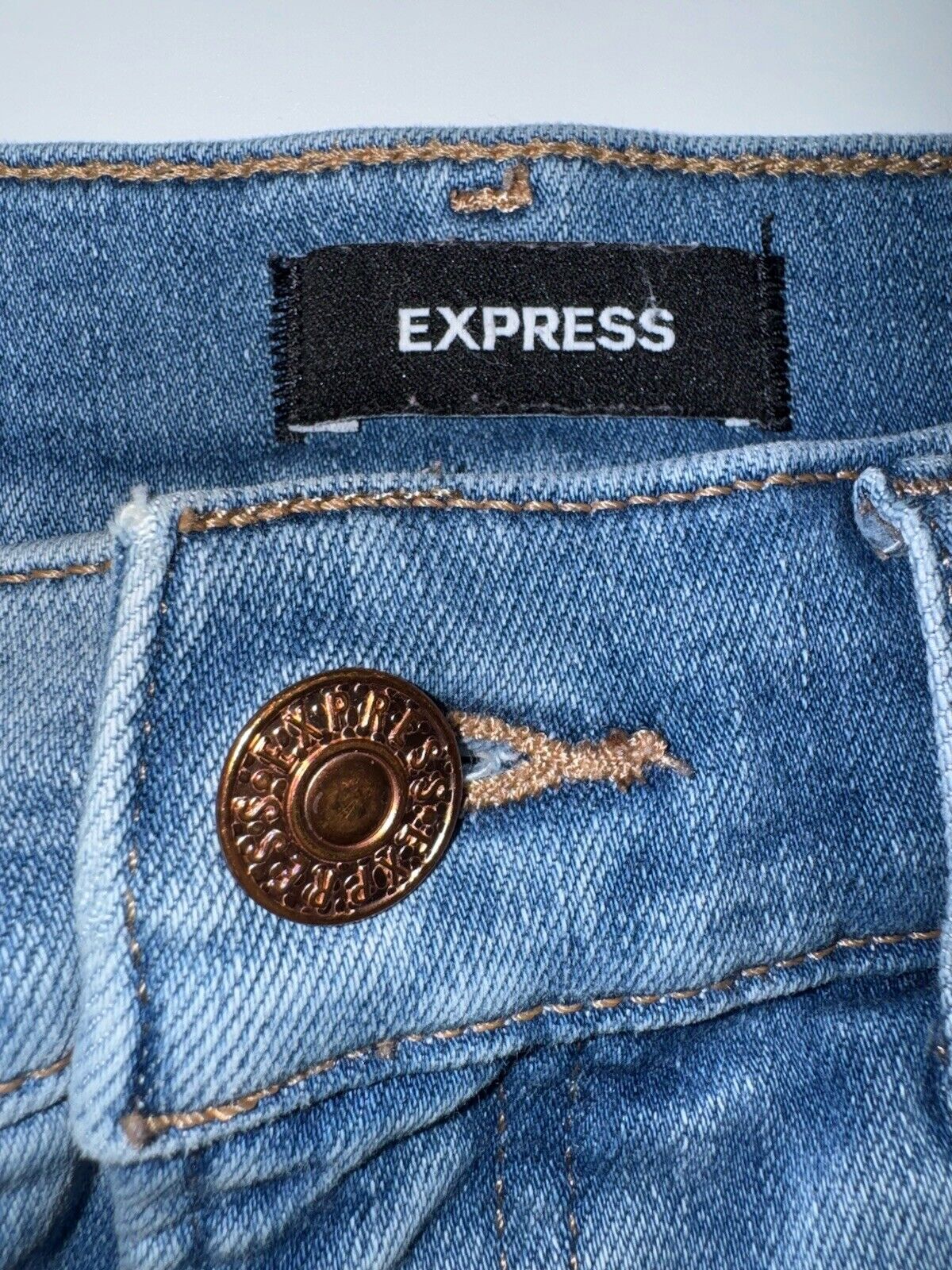 Express Jeans Jegging Junior Teens Womens Skinny High Rise Hyper Stretch Sz 10R