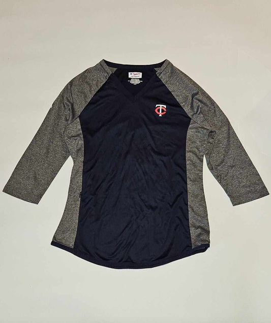 Minnesota Twins MLB Majestic Women's Therma Base Featherweight Tech Ladies Sz L