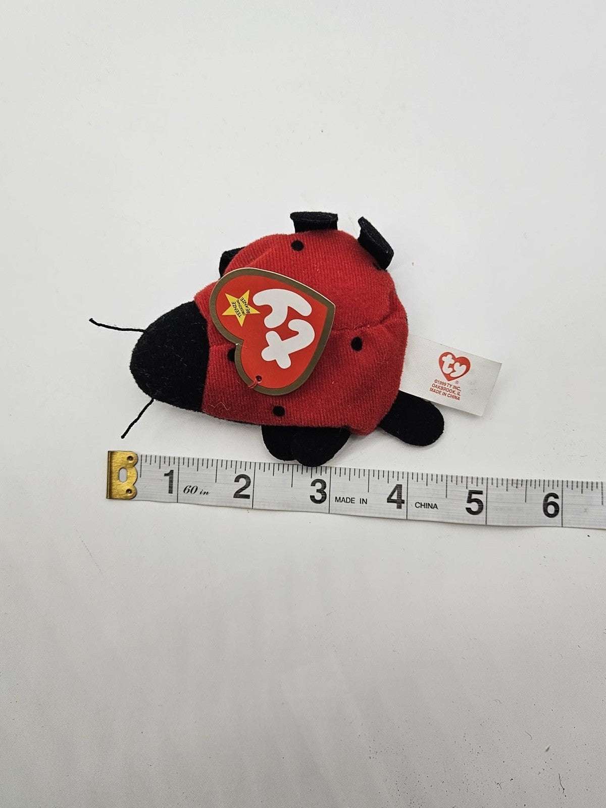 Lucky Lady Bug Ty Beanie Baby New with Tags 1995 Retired