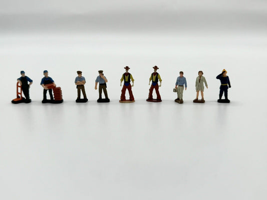 Vintage Lot of 8 TINY Figure Assortment