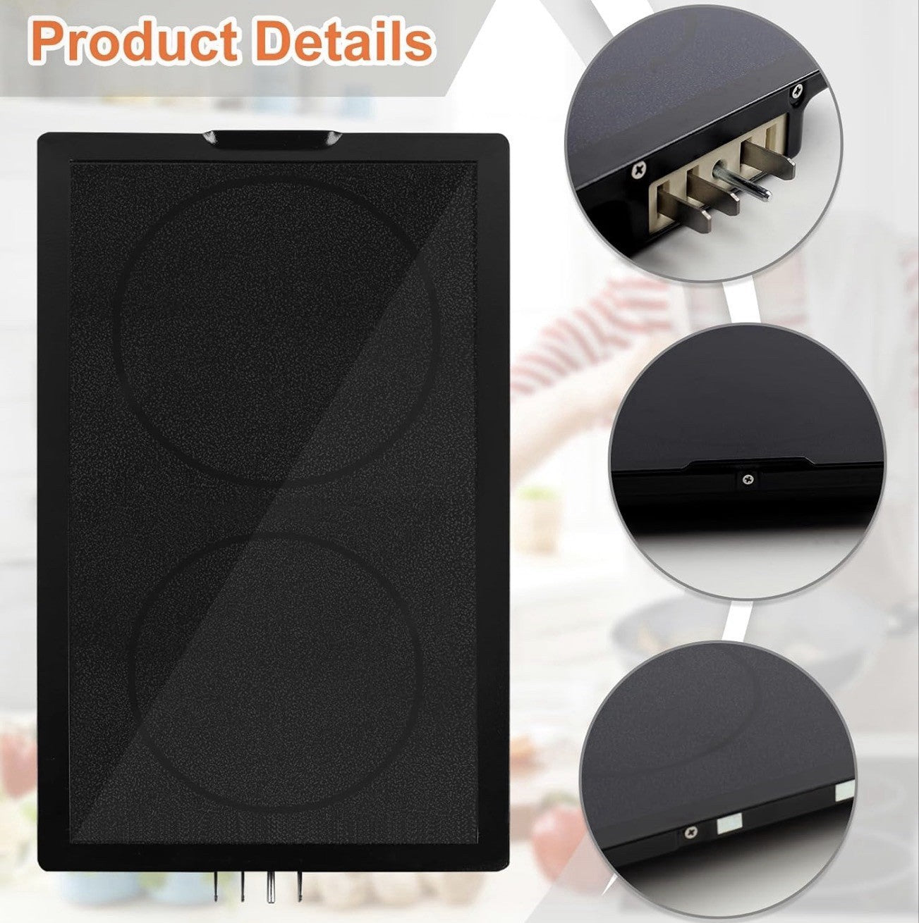 Black Jenn-Air Radiant Cartridge A122B (similar to JEA8120ADB)