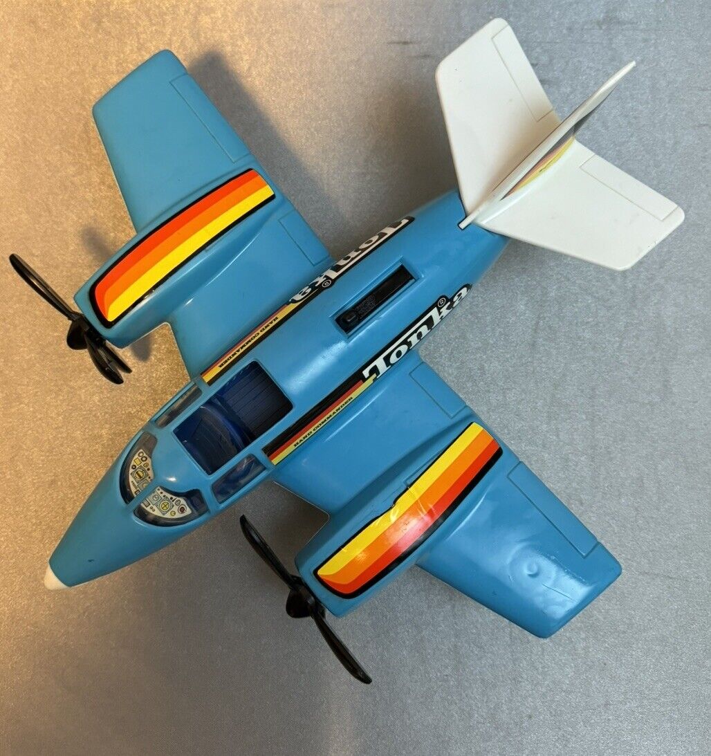TONKA HAND COMMANDER TURBOPROP TWIN ENGINE AIRPLANE 1970s FULLY FUNCTIONAL