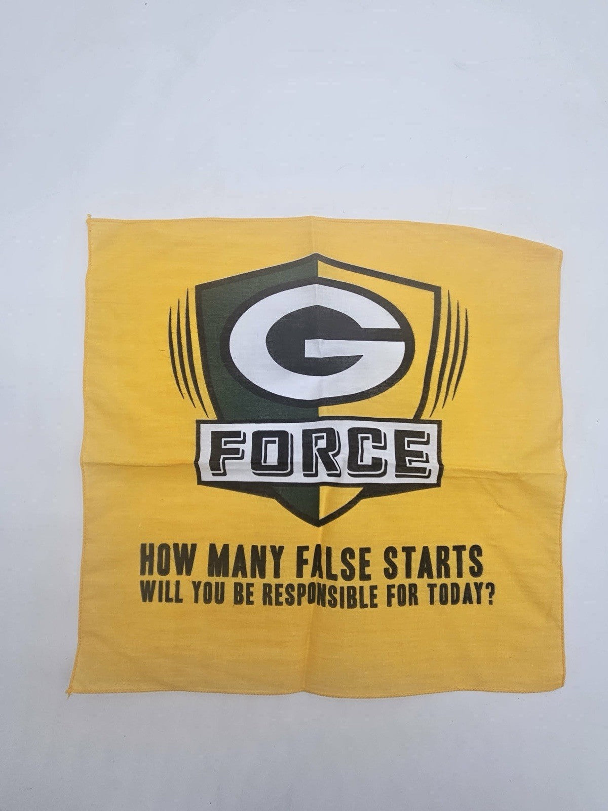 G FORCE: "HOW MANY FALSE STARTS WILL YOU BE RESPONSIBLE FOR TODAY?"...GB PACKERS