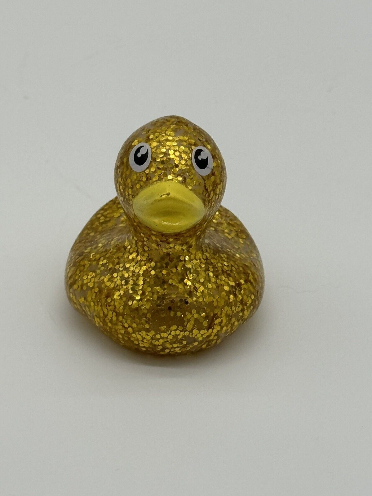 Lot of 7 Glittery Rubber Ducks Novelty Toys