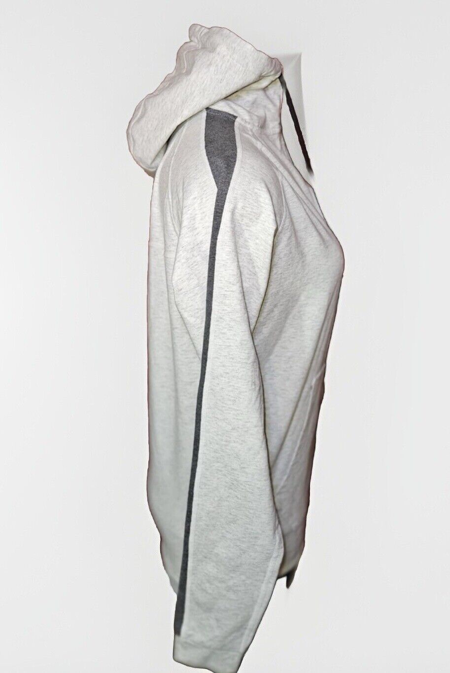 Vanquish Eclipse Pullover Hoodie Whit w/ Grey Mock Neck ~ Sz S