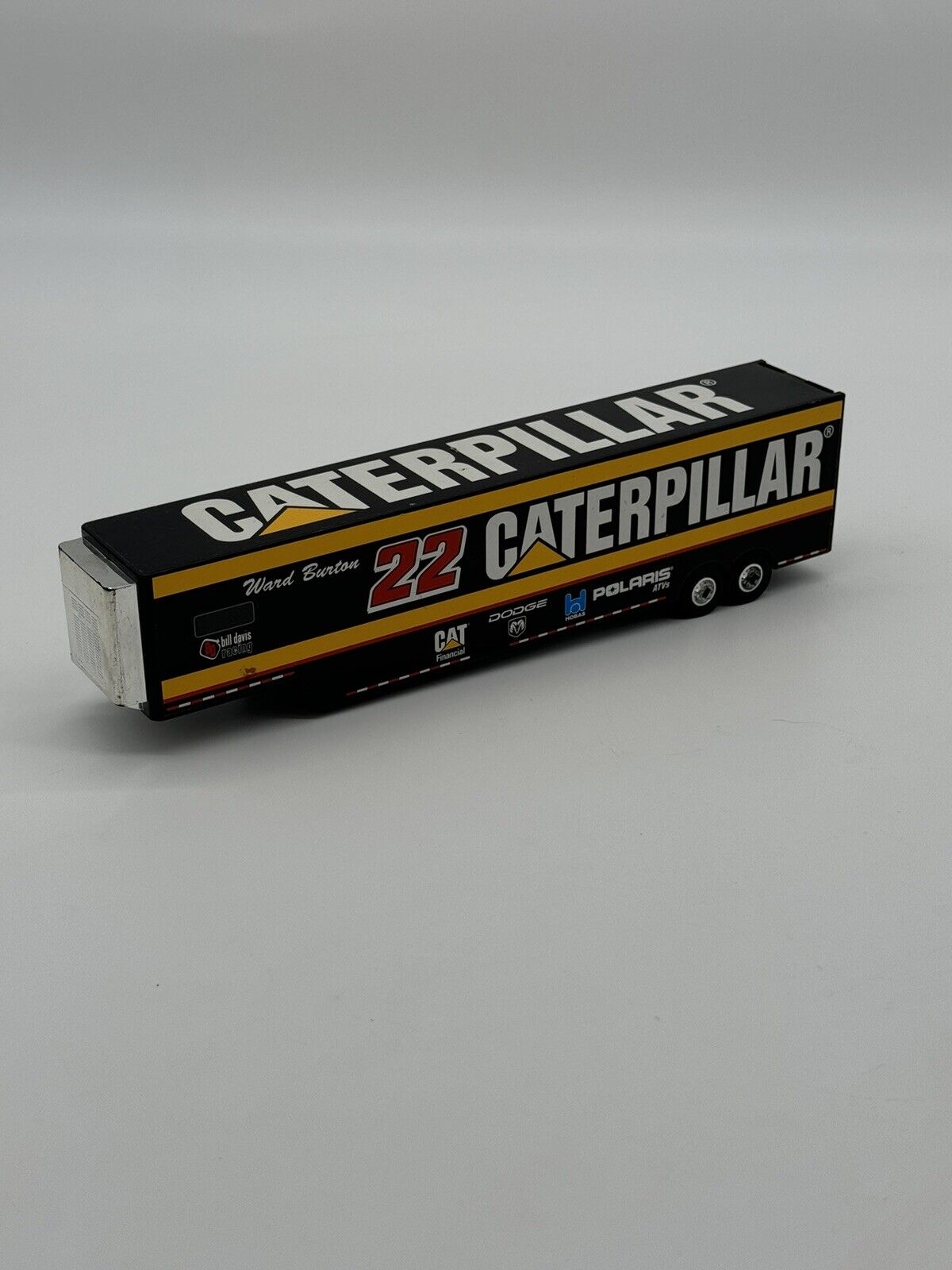 NASCAR 2002 Hot Wheels Ward Burton #22 Caterpillar Team Transporter 1:64