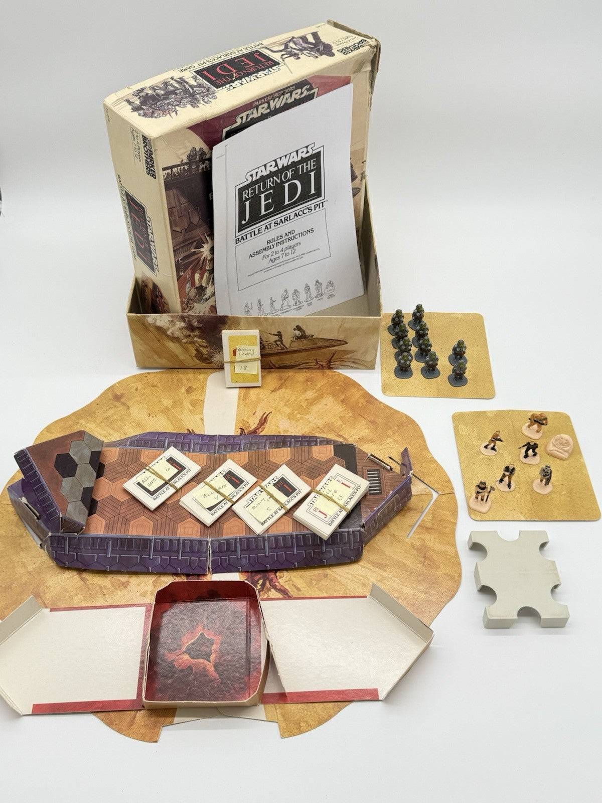Star Wars Return of the Jedi - Battle at the Sarlaccs Pitt Board Game