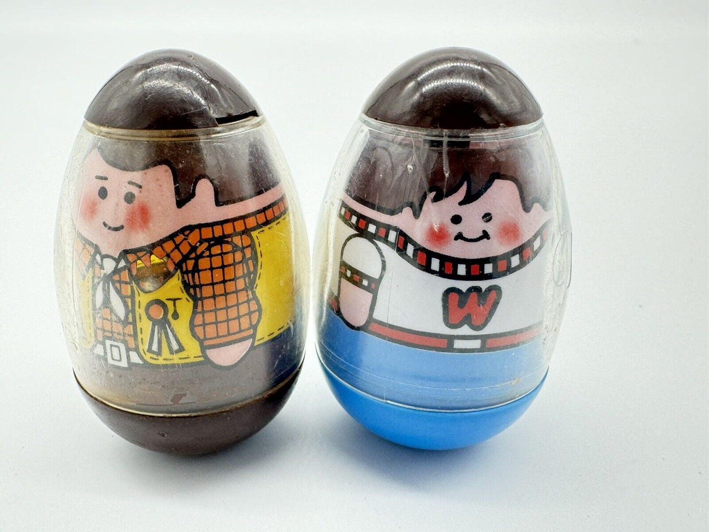 Vintage 1973 Set of 2 Weebles Boy’s