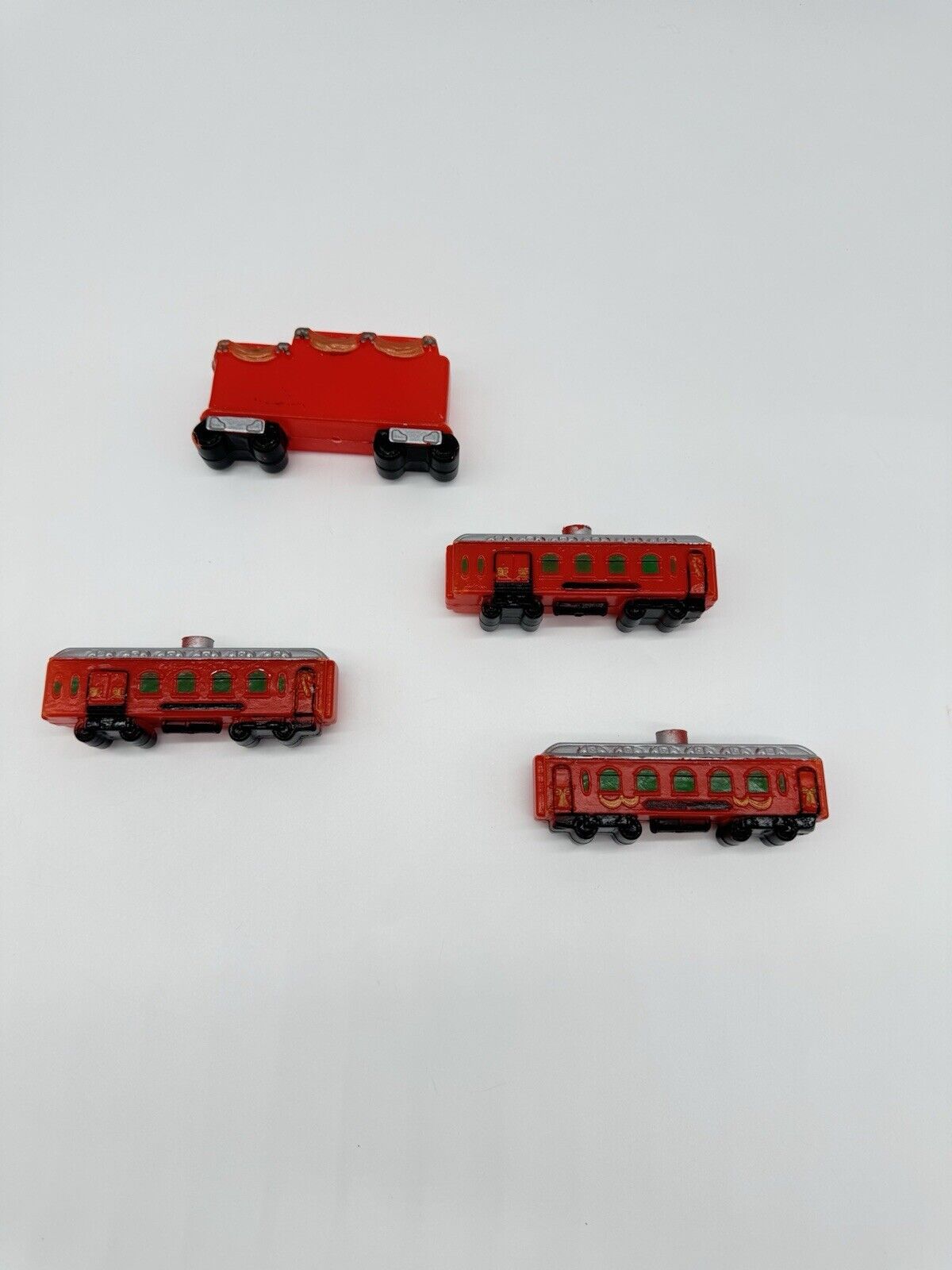 Old Vintage Plastic Train Cars