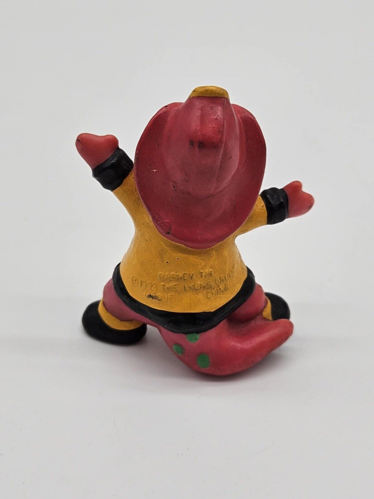 Vintage 1993 BARNEY AS FIREMAN DINOSAUR  CAKE TOPPER FIGURE  PLAY Cake Topper