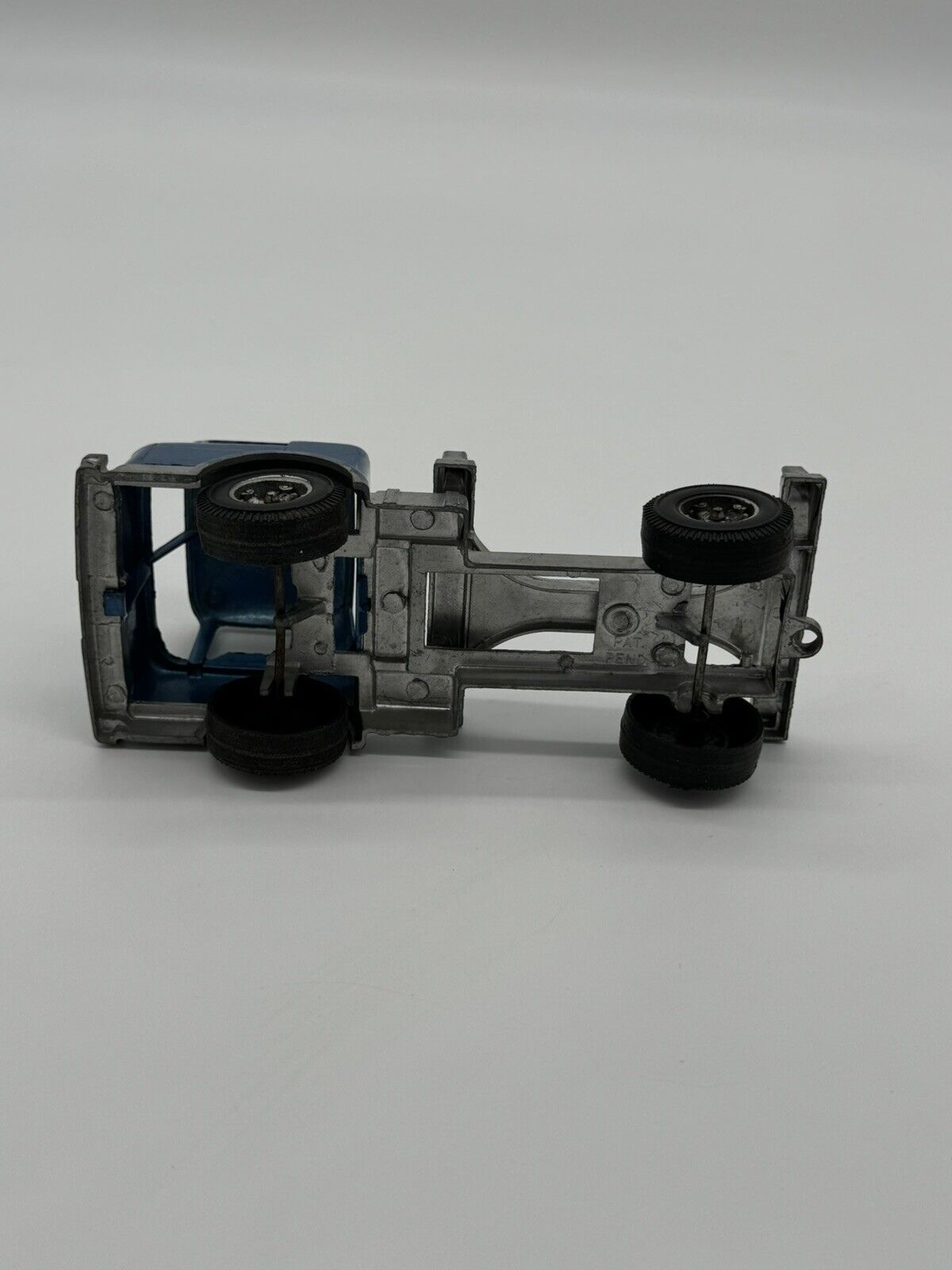 Vintage Hubley Log Hauler Truck #1490 Logger Made in USA - Metal Toy Truck FNF