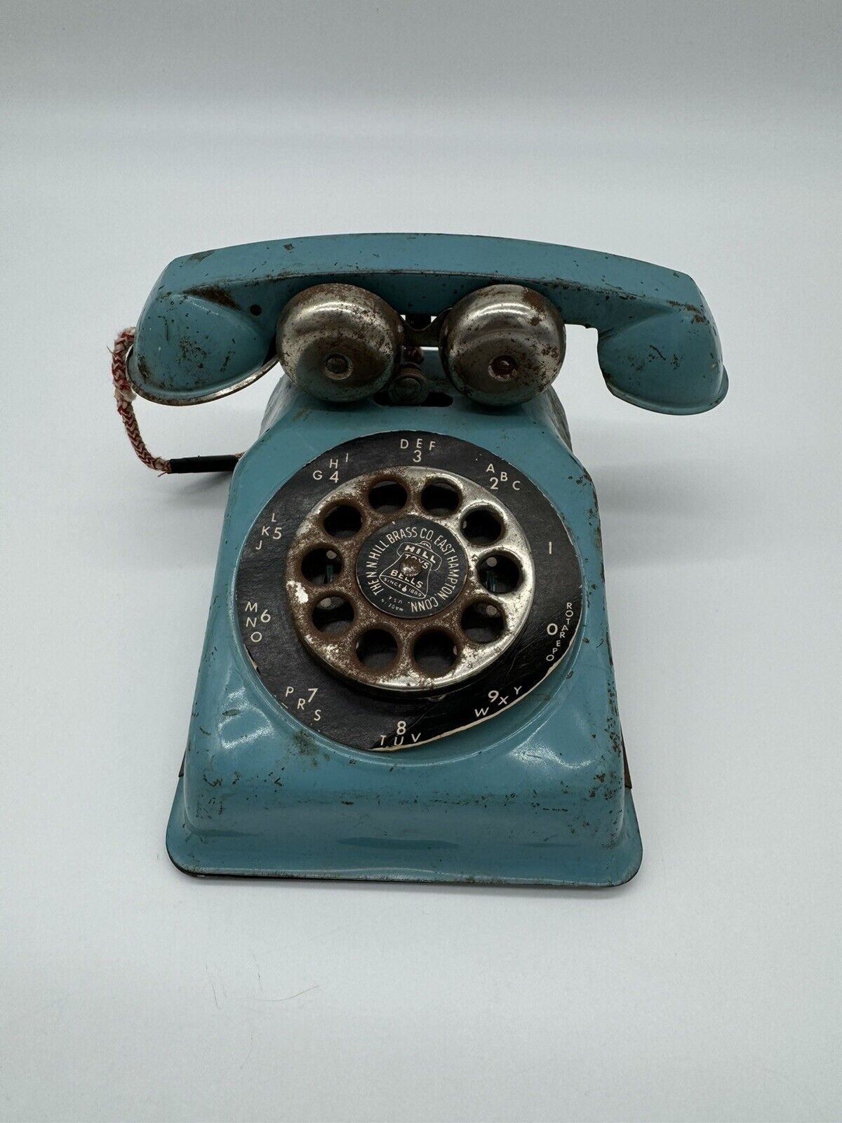 Vintage Antique RARE Child's Telephone N.N. HILL BRASS CO. FNF
