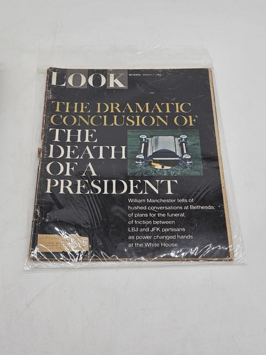 Look Magazine March 7, 1967 Death Of President