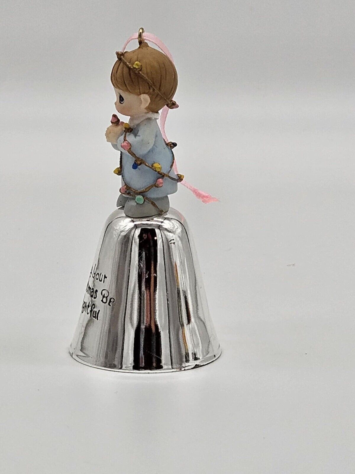 Precious Moments Holiday Bell Ornament "MAY YOUR CHRISTMAS BE DELIGHTFUL."