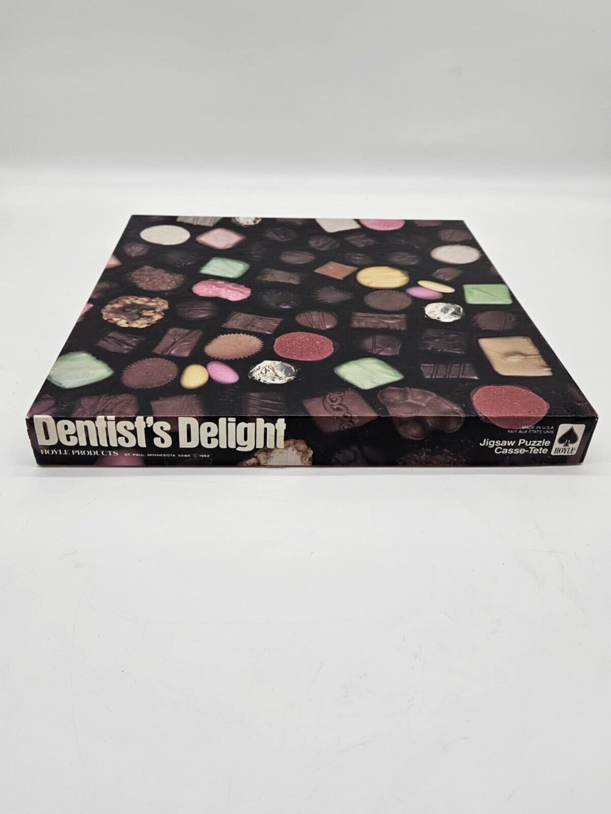 Hoyle Dentist's Delight 550 piece jigsaw puzzle, Box of Chocolates ~ Vintage 80s