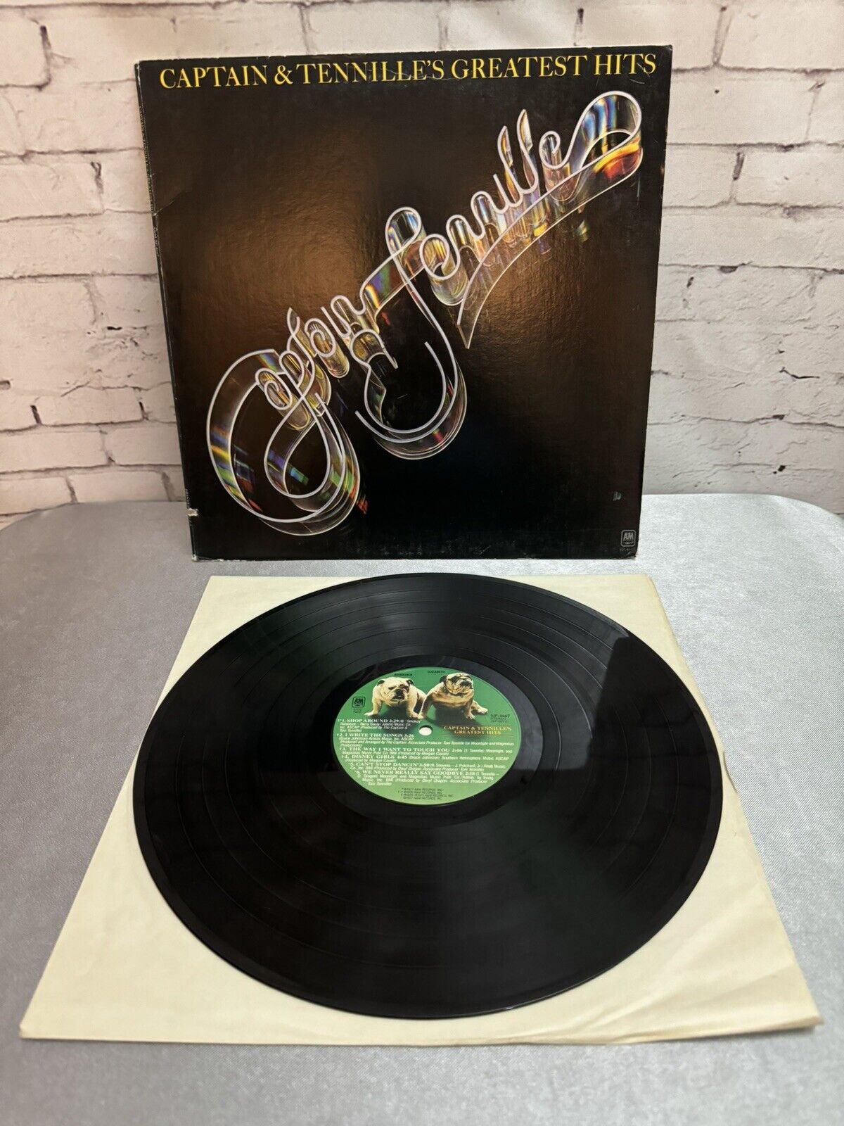 Vintage Captain & Tennille's Greatest Hits (1977) Vinyl LP