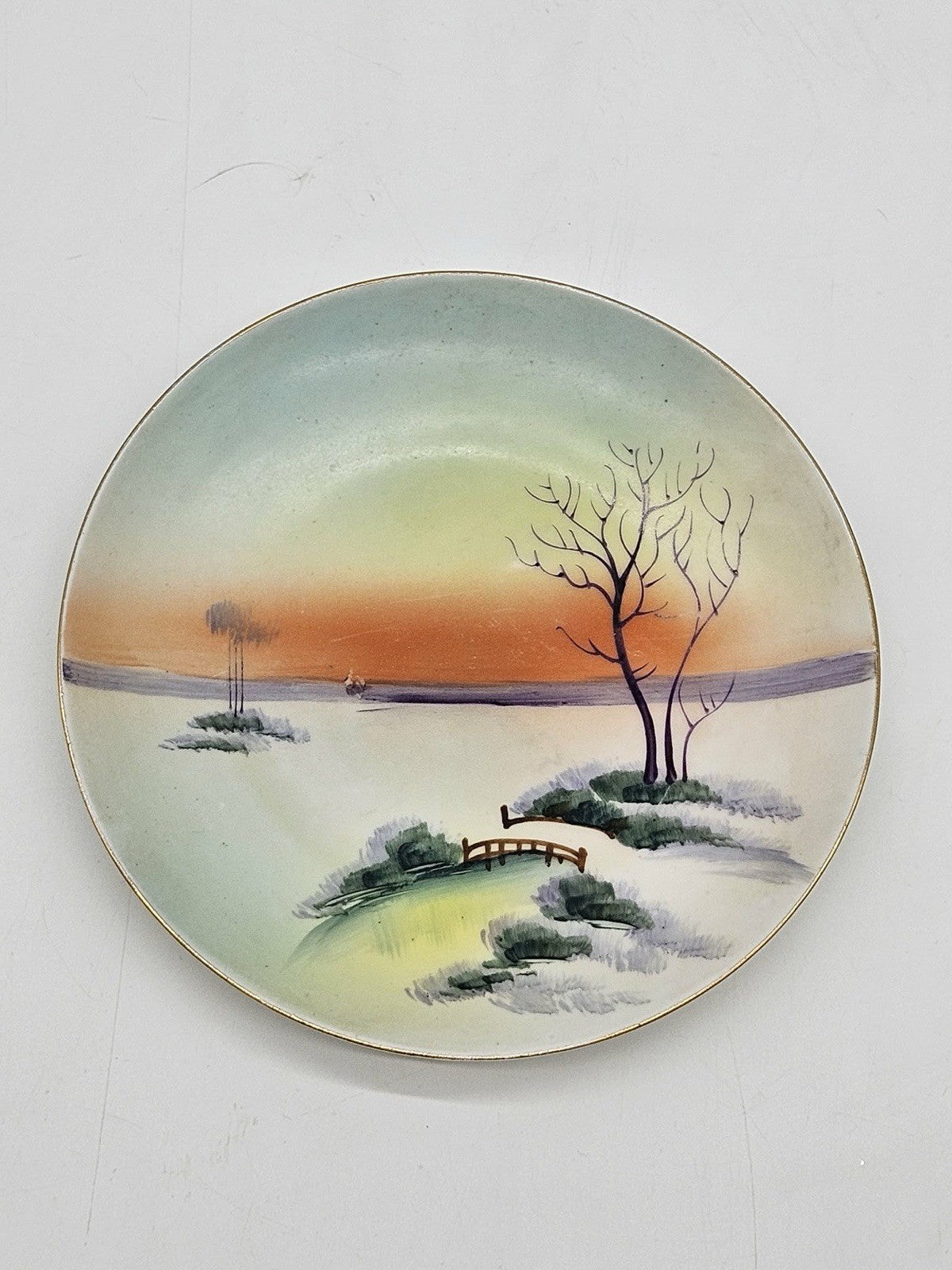 Lovely Meito China Hand Painted Plate Made in Japan