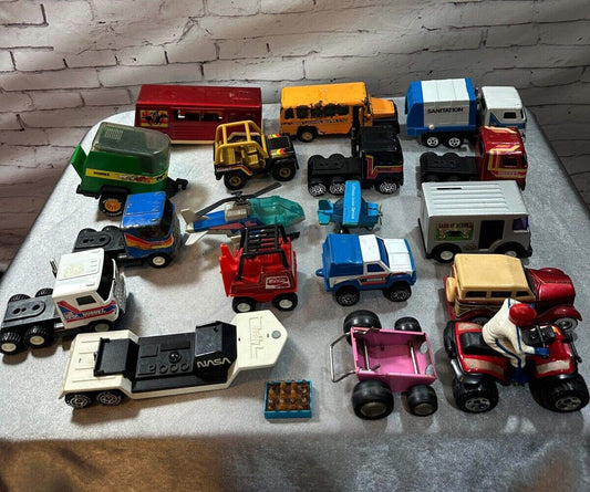 Vintage Lot Of 19 Buddy L  Trucks, Cars & MORE 60s/70s/80s VTY