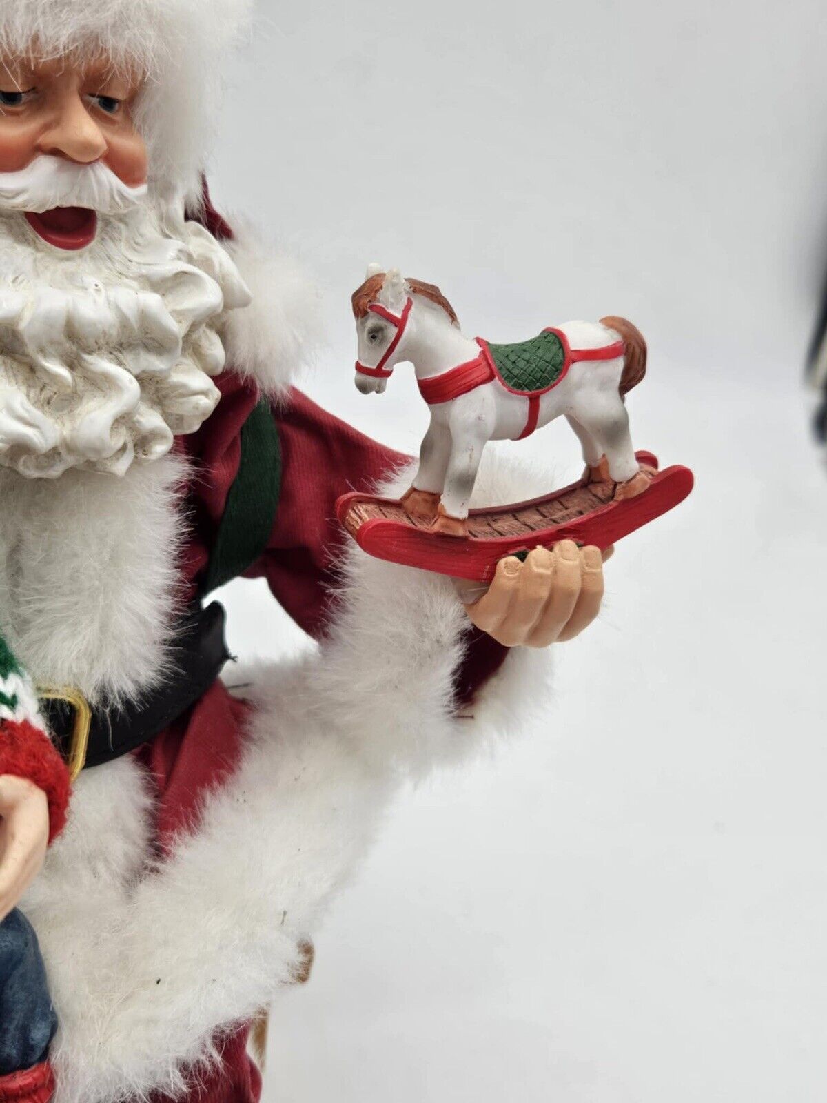 Kohl's St Nicholas Square Sitting Santa Figure Teddy Bear Christmas Decor 24"