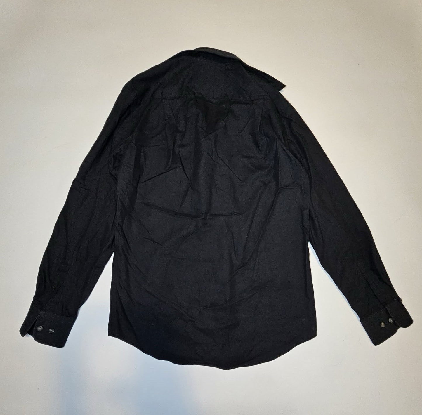 Merona Women’s Black Long Sleeve Button Down Shirt ~ Sz Small