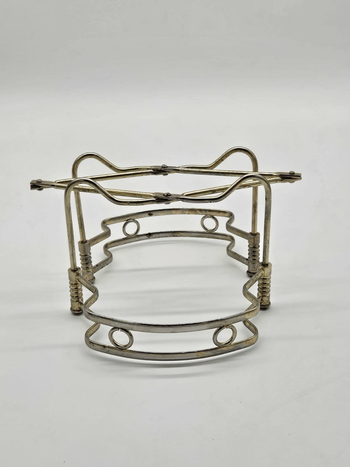 VINTAGE Expandable Metal Trivet Casserole/Dish Holder