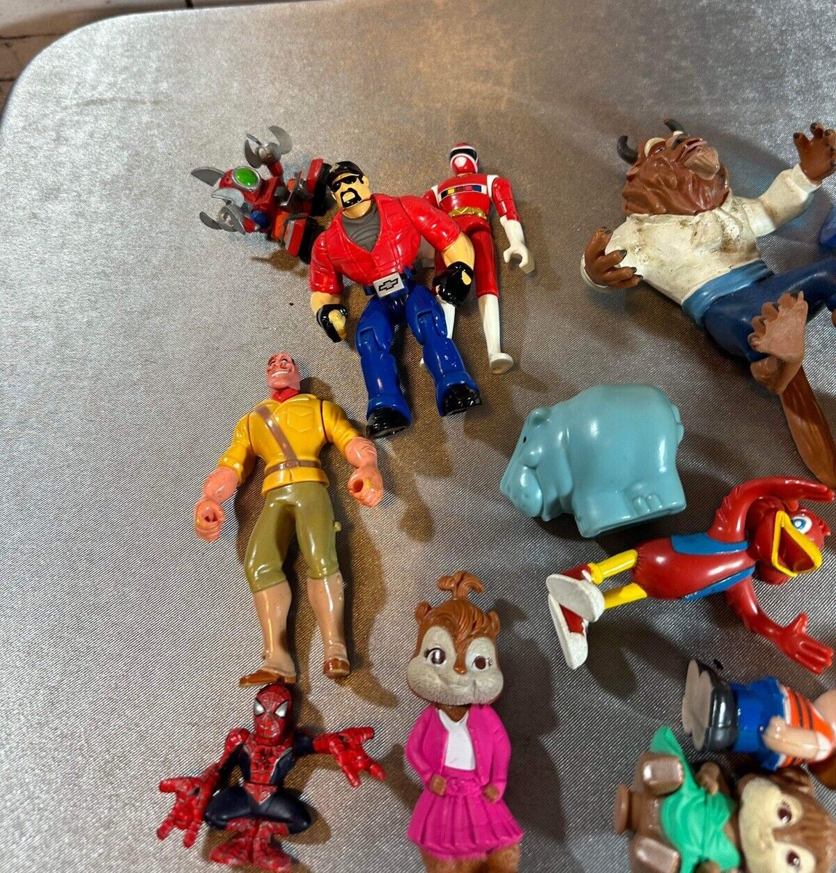 Lot Of Random Vintage Action Figure Character Toys